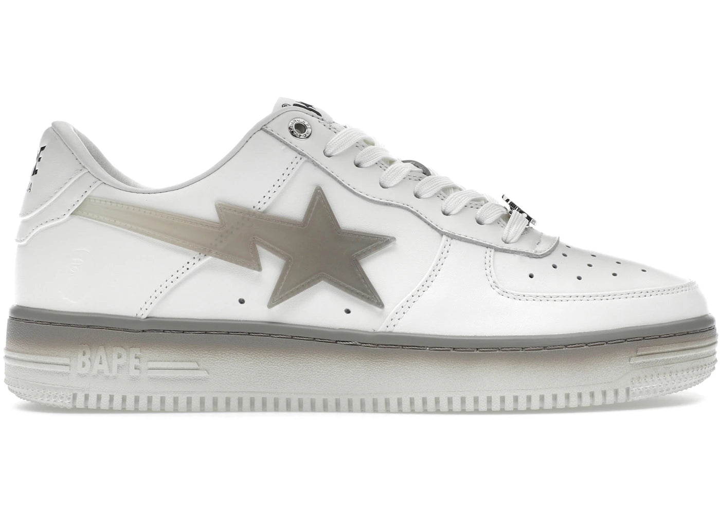 a bathing ape bape sta #5 white gradient