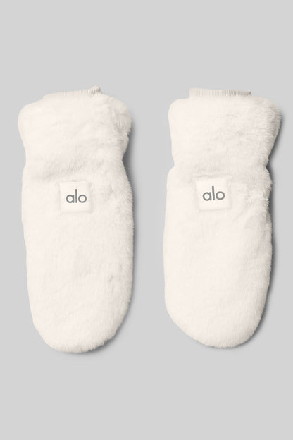 Alo Yoga Faux Fur Mittens