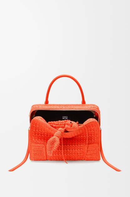 Loewe Medium Amazona 180 Lazy Crab bag in raffia crochet