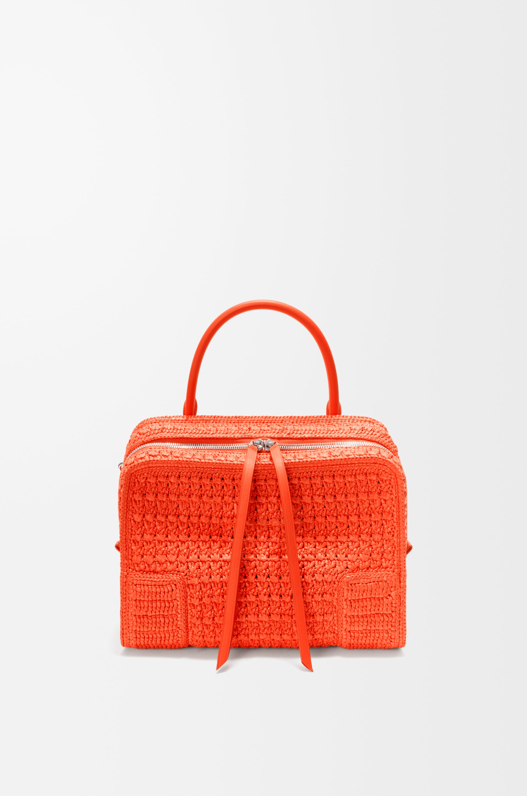 Loewe Medium Amazona 180 Lazy Crab bag in raffia crochet