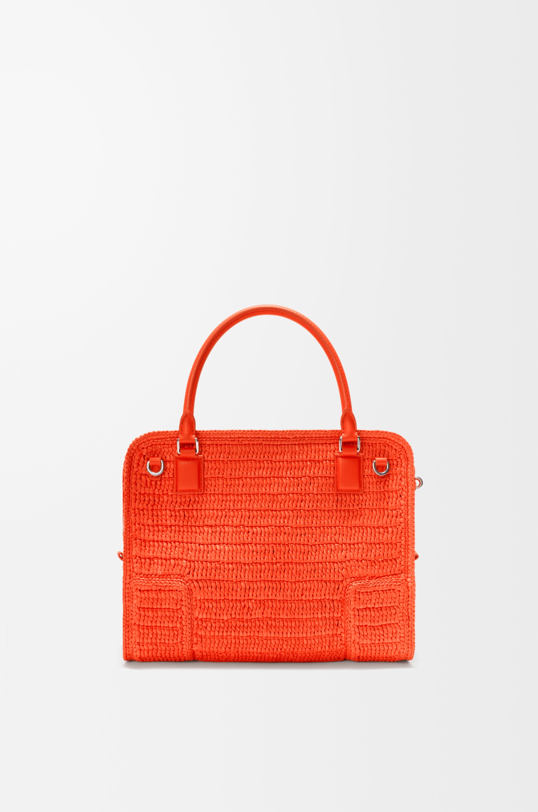 Loewe Medium Amazona 180 Lazy Crab bag in raffia crochet
