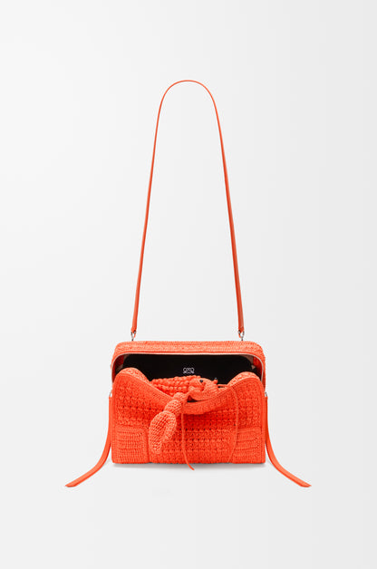 Loewe Medium Amazona 180 Lazy Crab bag in raffia crochet