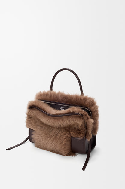 Loewe Medium Amazona 180 bag in soft calfskin and shearling