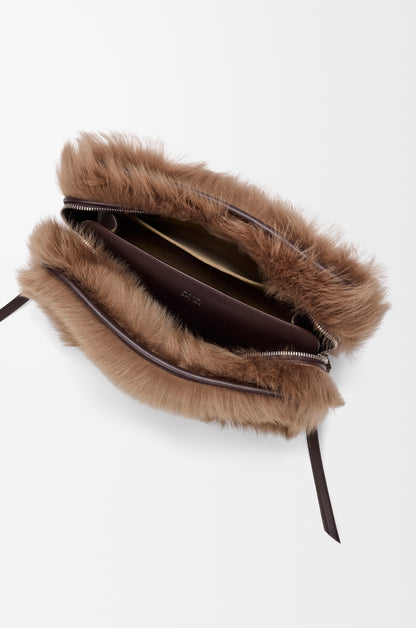 Loewe Medium Amazona 180 bag in soft calfskin and shearling