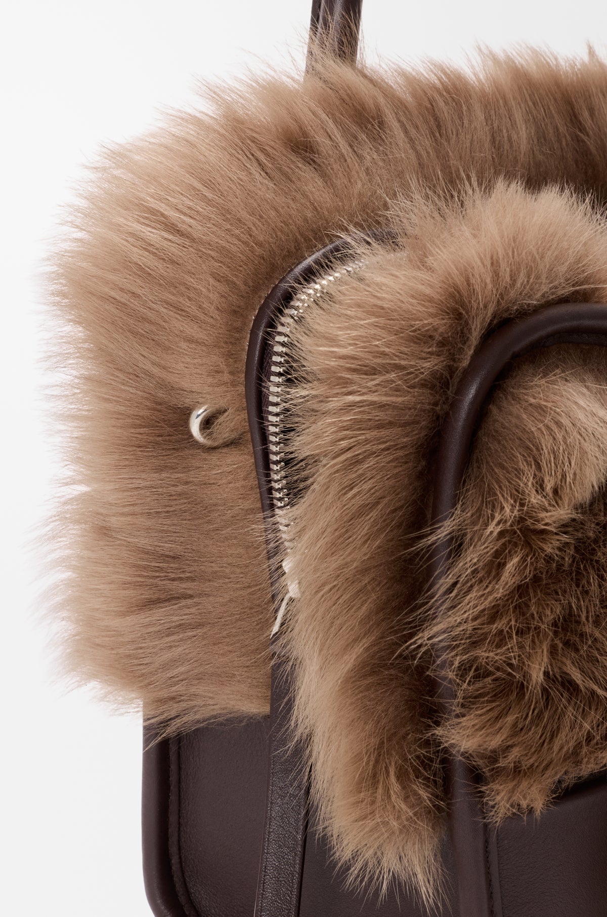 Loewe Medium Amazona 180 bag in soft calfskin and shearling