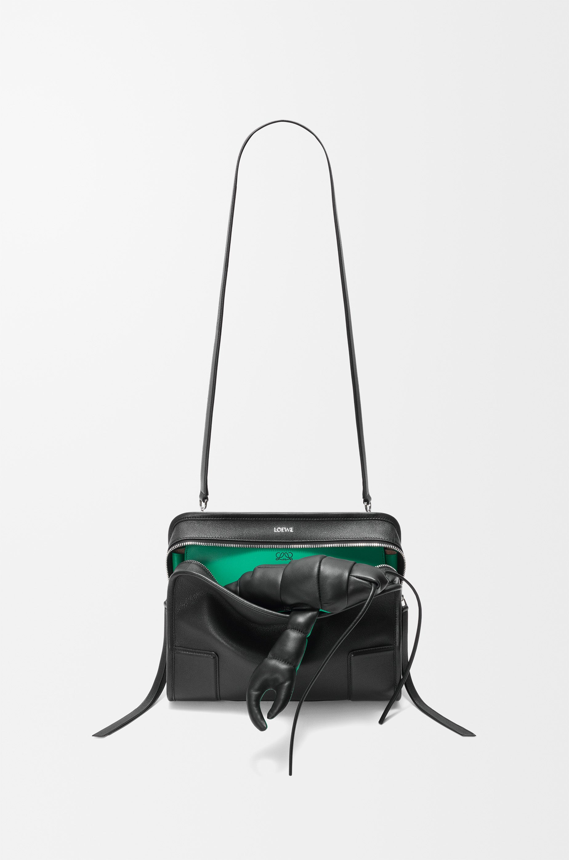Loewe Medium Amazona 180 Lazy Crab bag in buffalino leather