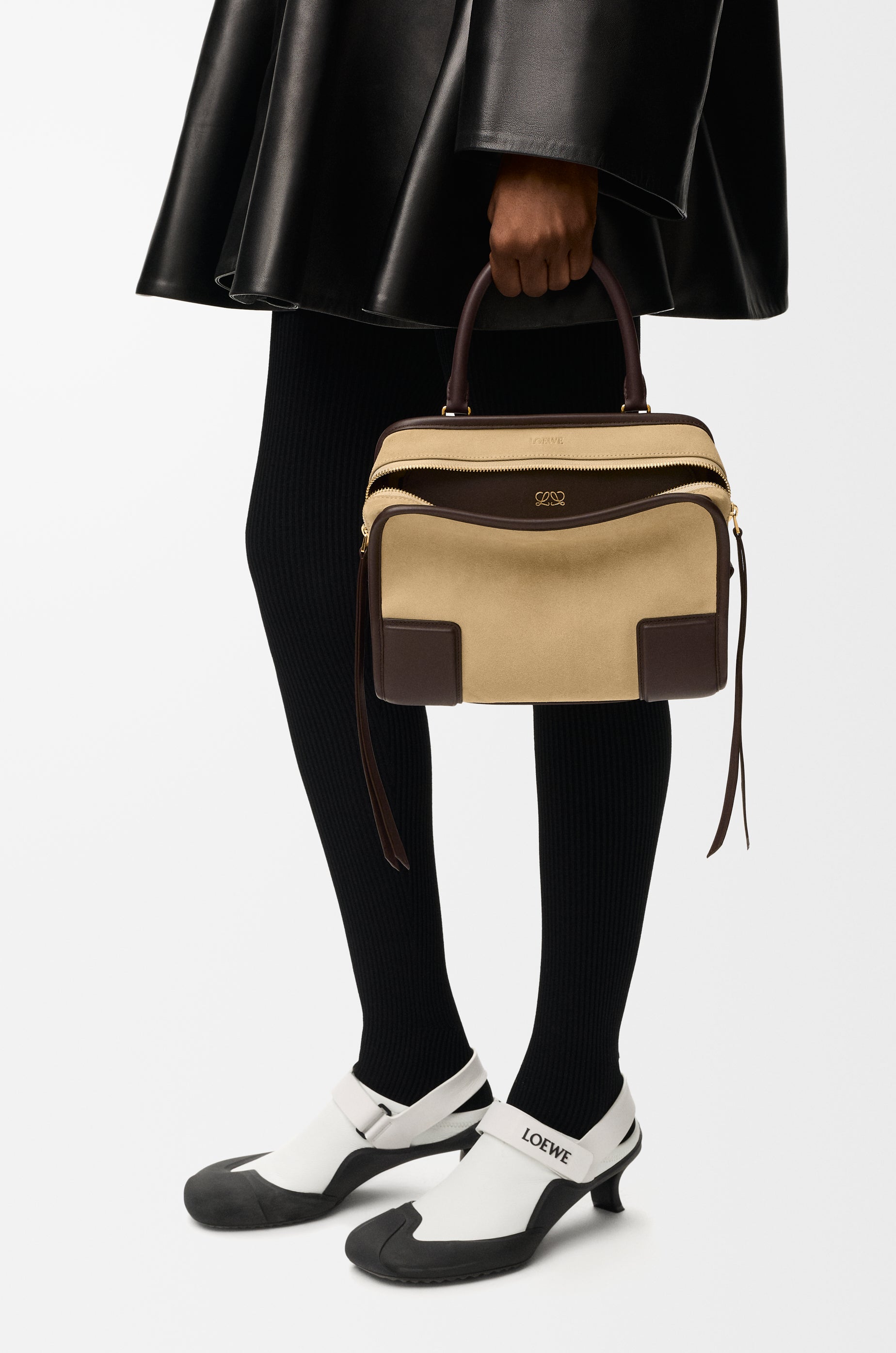 Loewe Small Amazona 180 bag in suede