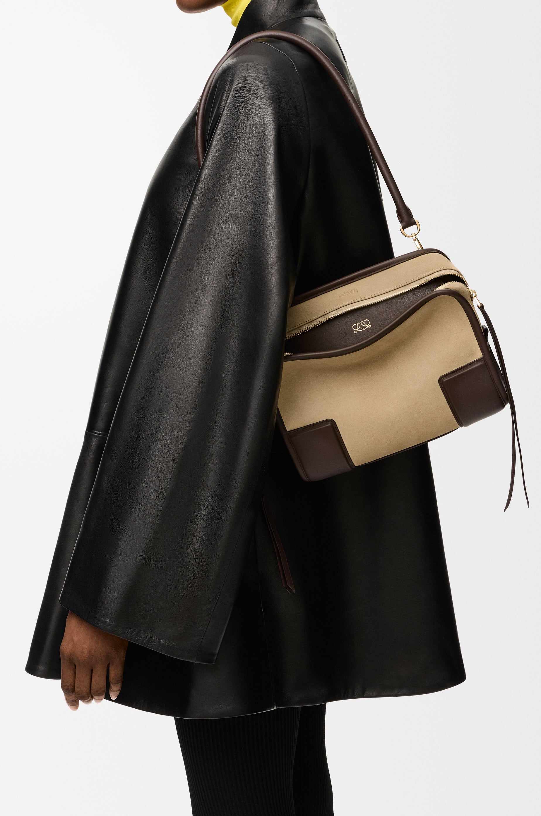Loewe Small Amazona 180 bag in suede