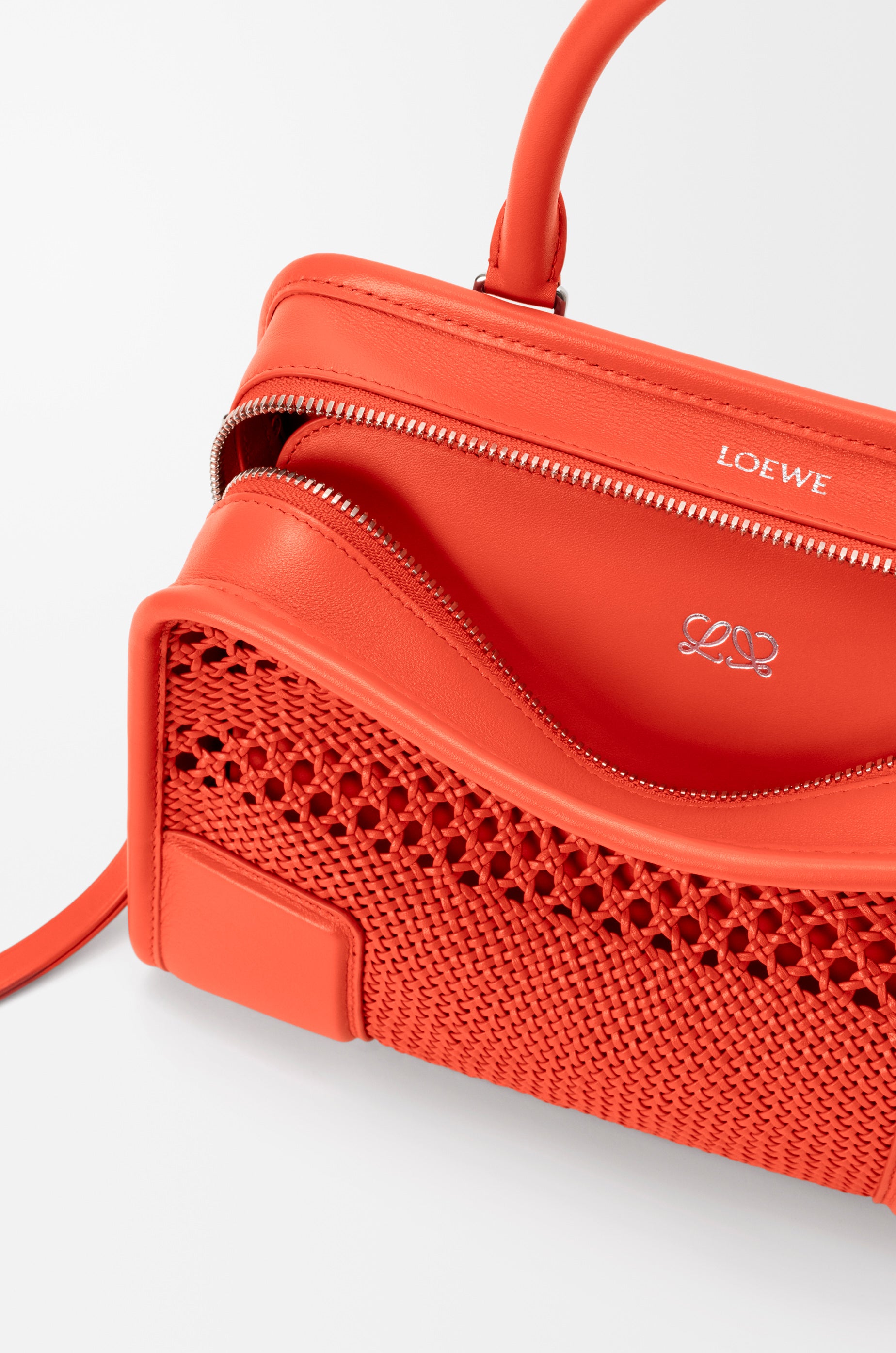 Loewe Small Amazona 180 bag in woven calfskin