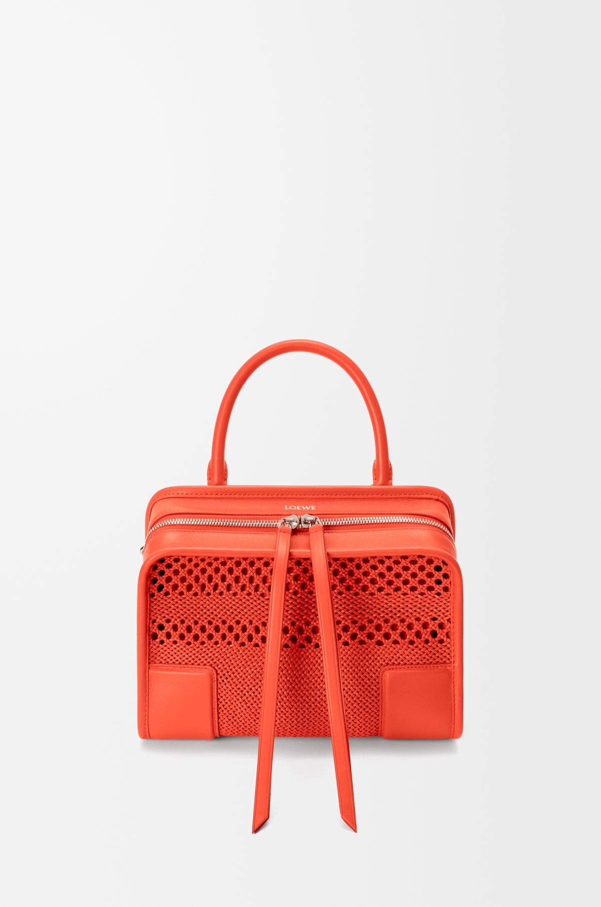 Loewe Small Amazona 180 bag in woven calfskin
