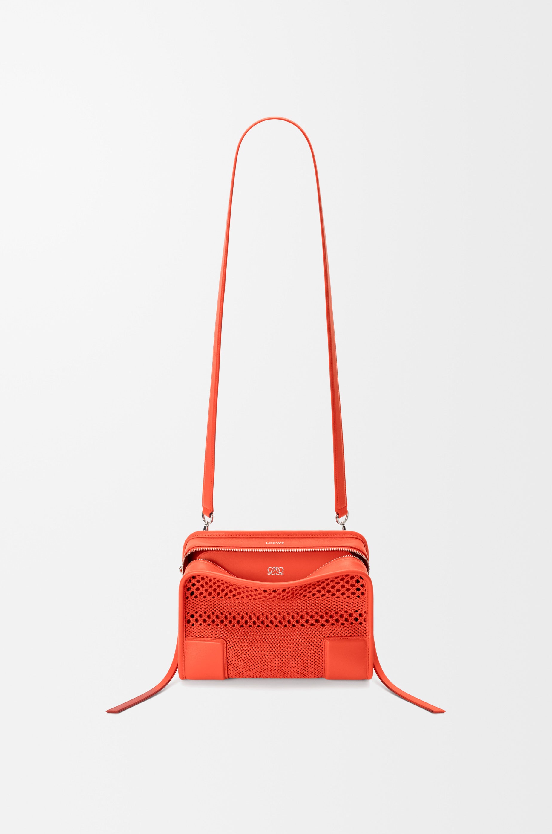 Loewe Small Amazona 180 bag in woven calfskin