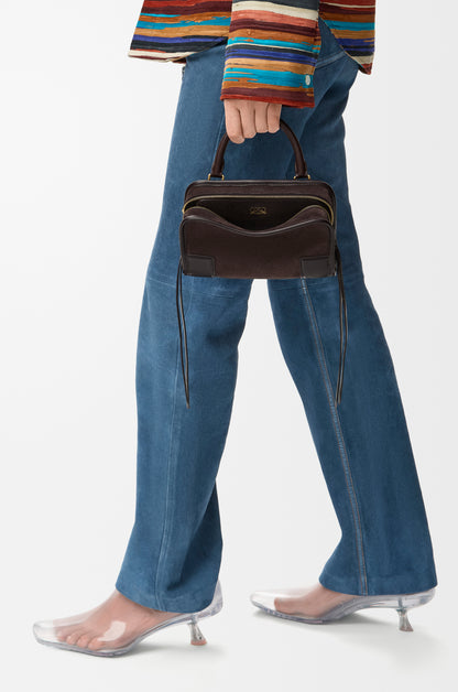 Loewe Mini Amazona 180 bag in suede