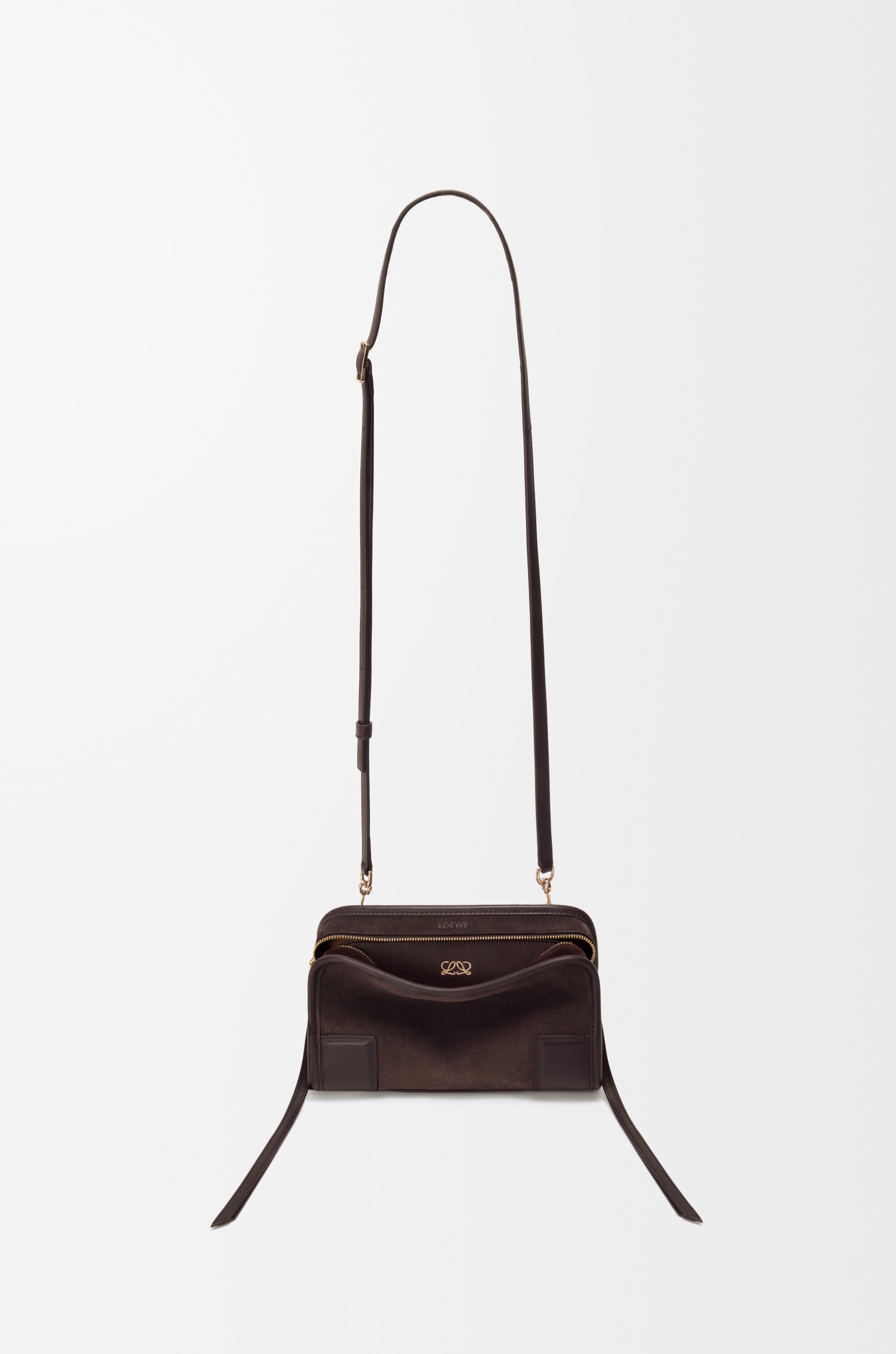Loewe Mini Amazona 180 bag in suede