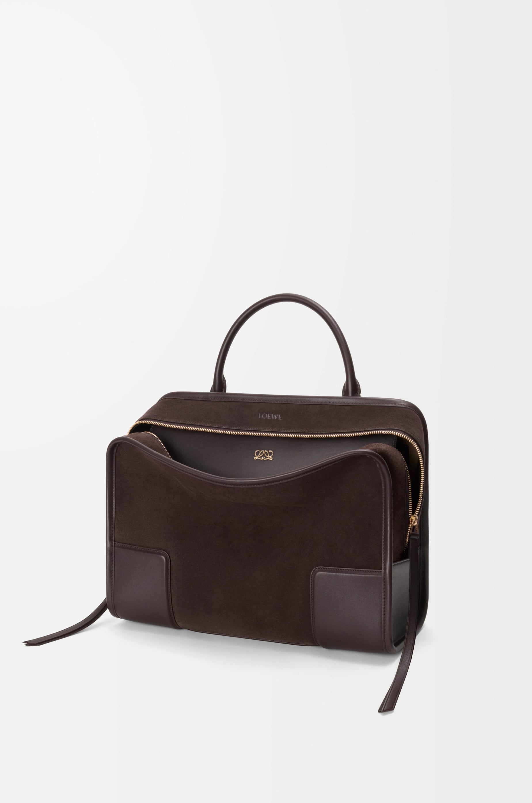 Loewe Large Amazona 180 bag in suede