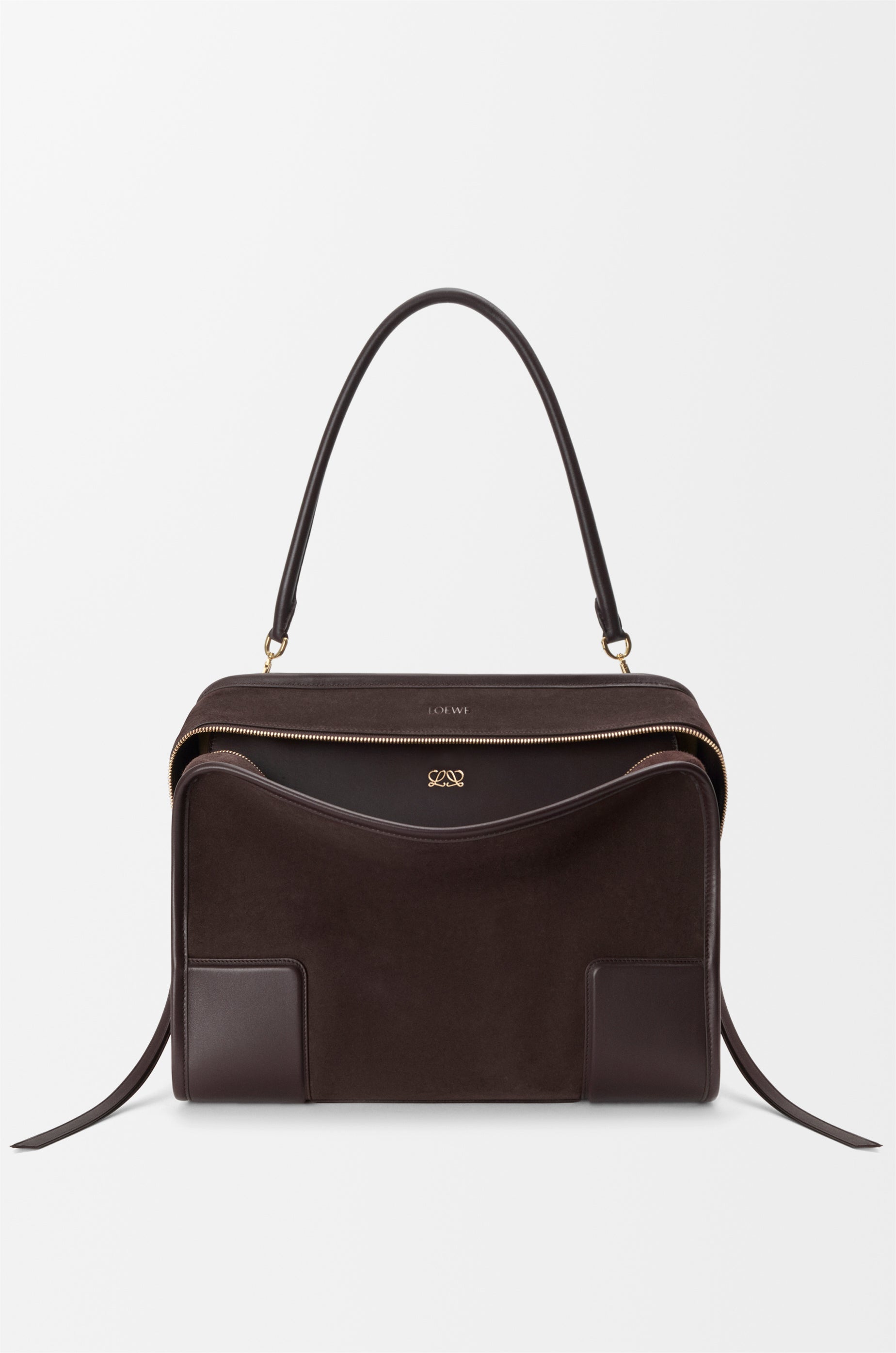 Loewe Large Amazona 180 bag in suede