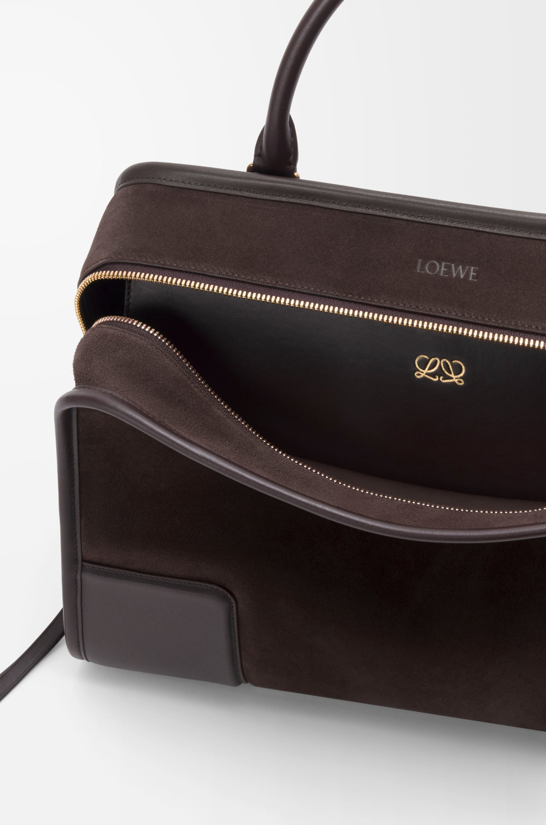 Loewe Large Amazona 180 bag in suede