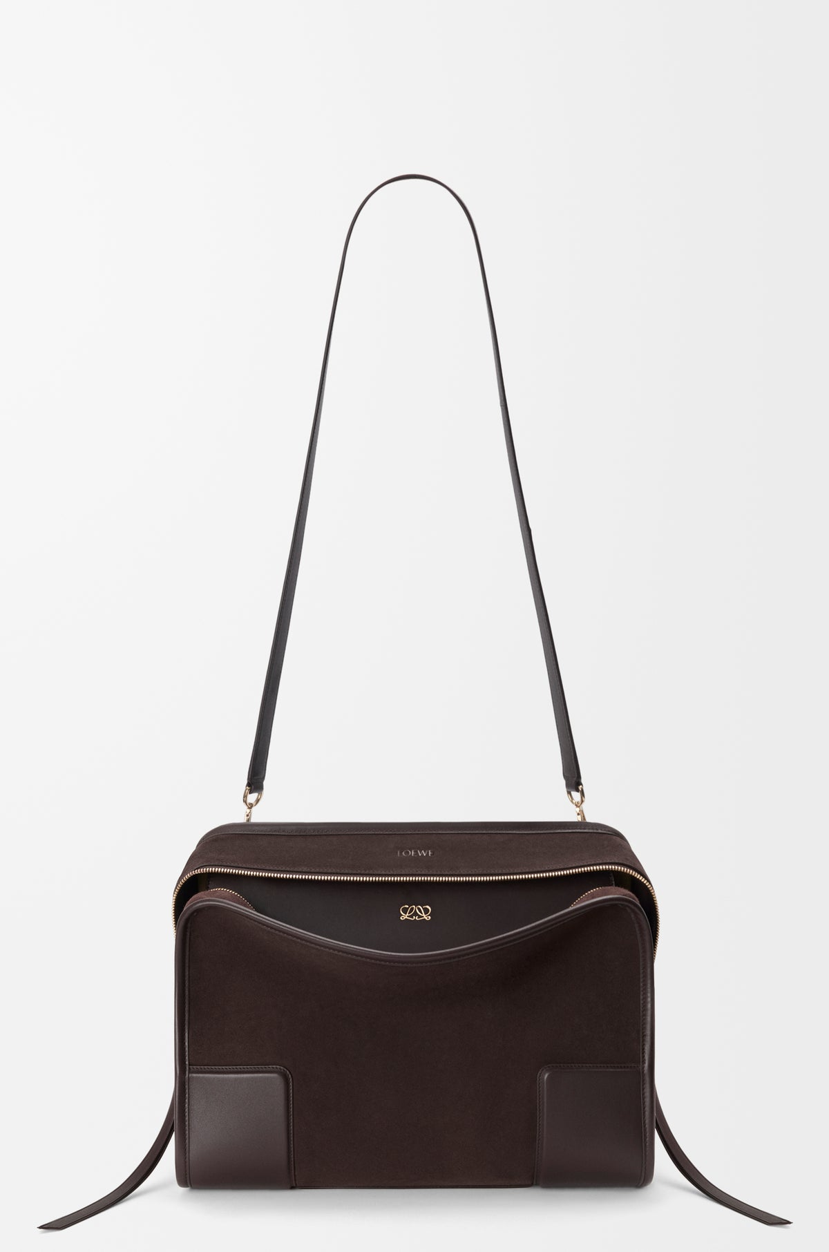 Loewe Large Amazona 180 bag in suede