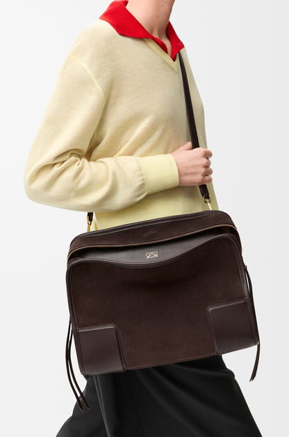 Loewe Large Amazona 180 bag in suede