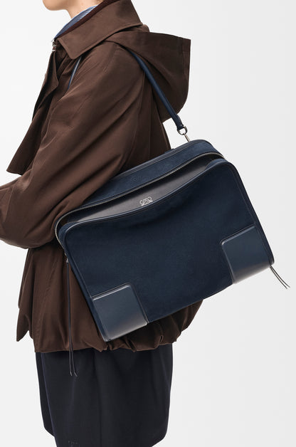 Loewe Large Amazona 180 bag in suede