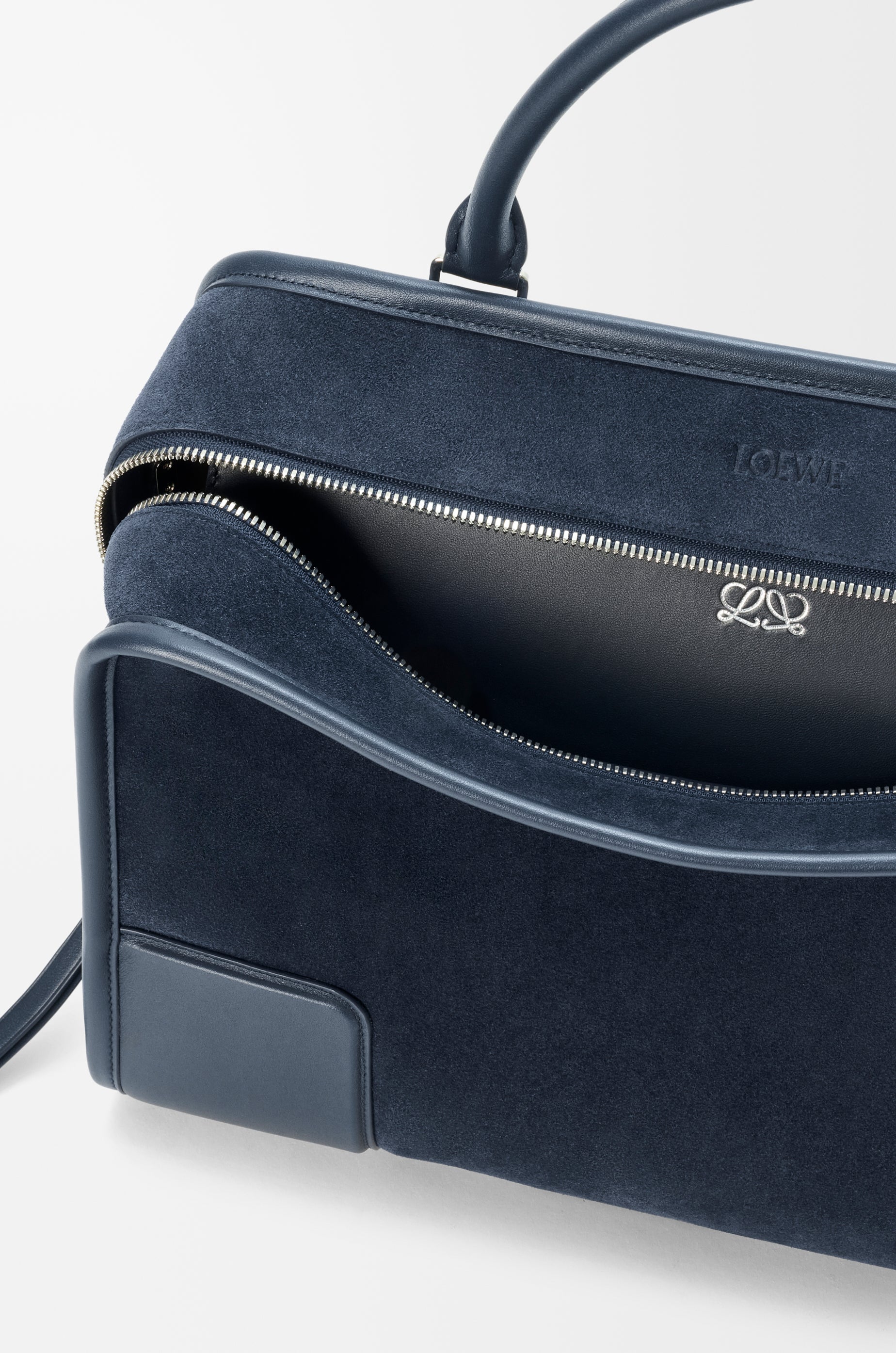 Loewe Large Amazona 180 bag in suede
