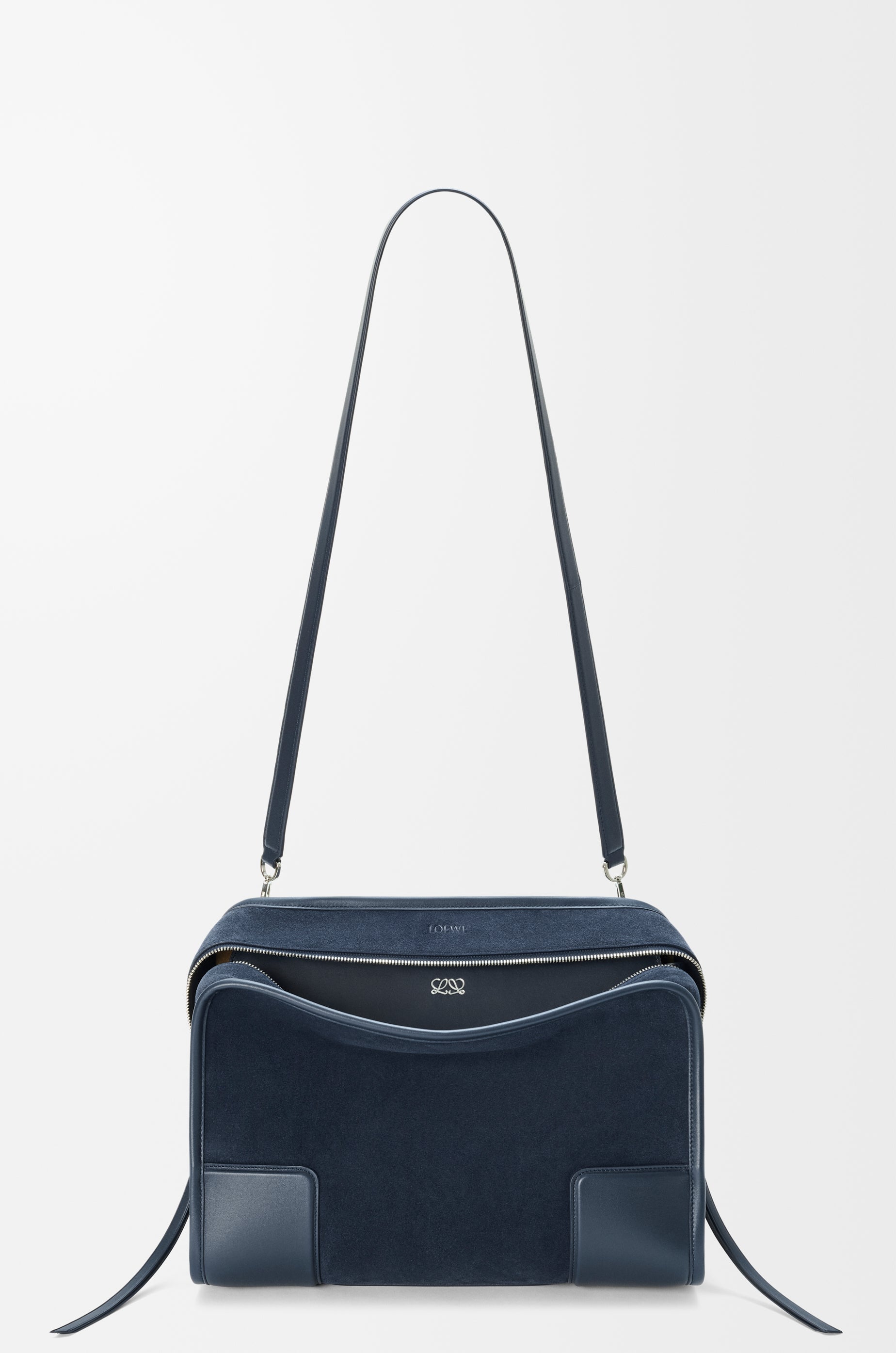 Loewe Large Amazona 180 bag in suede