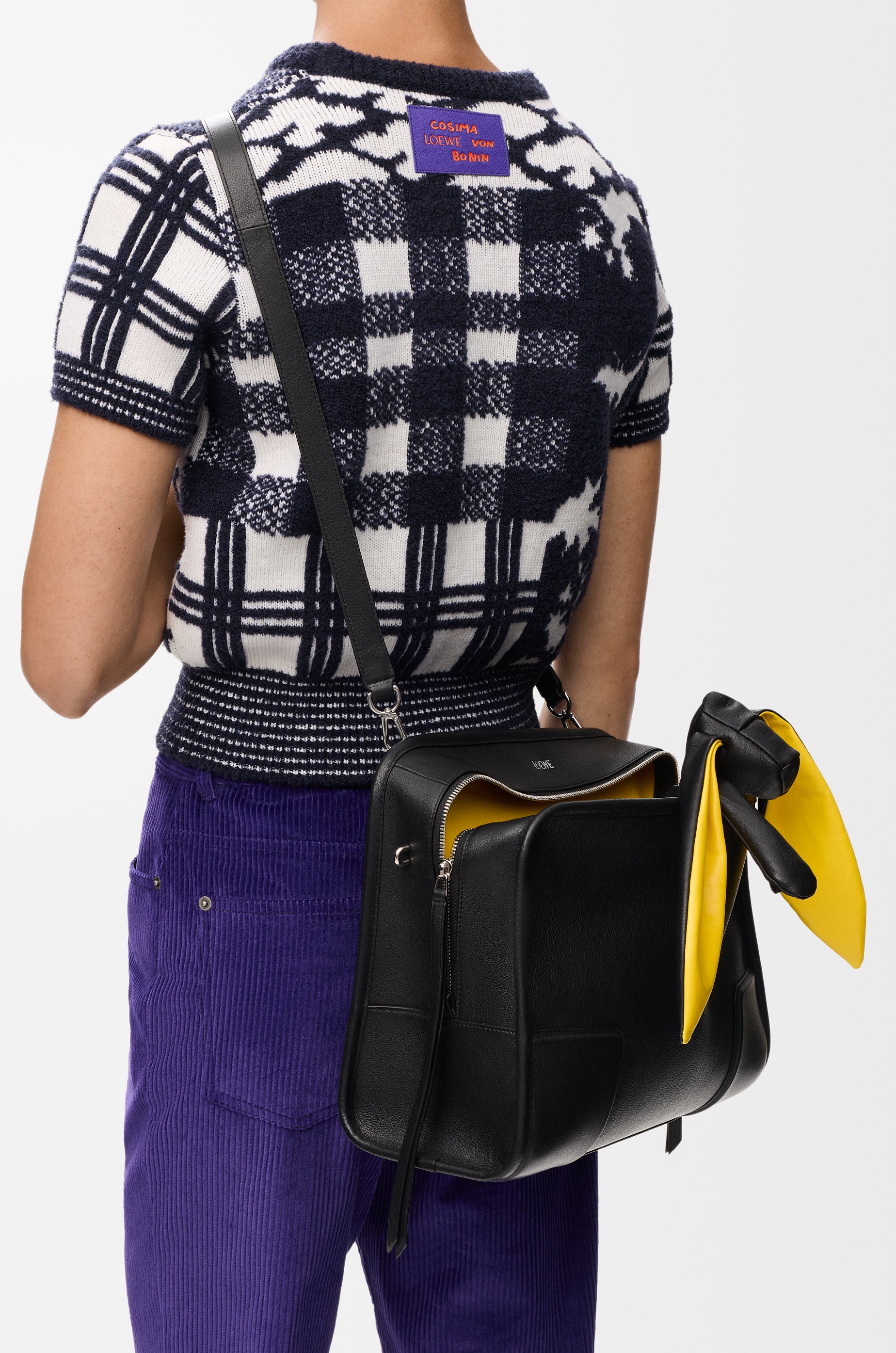 Loewe Large Amazona 180 Lazy Dog bag in buffalino leather