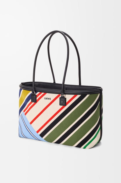 Loewe Large Verano tote in embroidered canvas