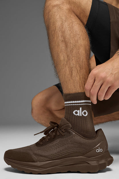 Alo Yoga Women'S Unisex Half-Crew Throwback Sock