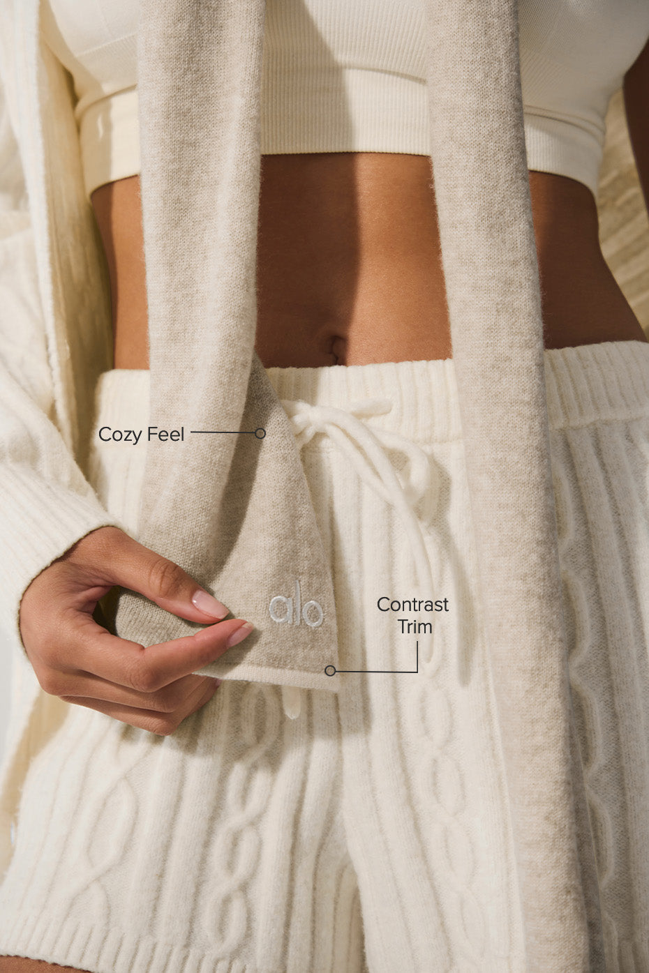 Alo Yoga Cashmere Light Frosted Scarf