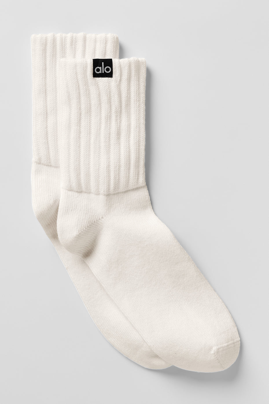 Alo Yoga Unisex Half-Crew Scrunch Sock