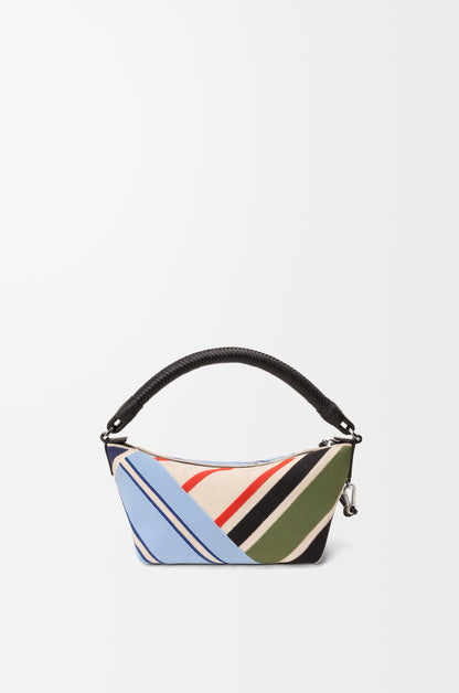 Loewe Cala mini bag in embroidered canvas and calfskin