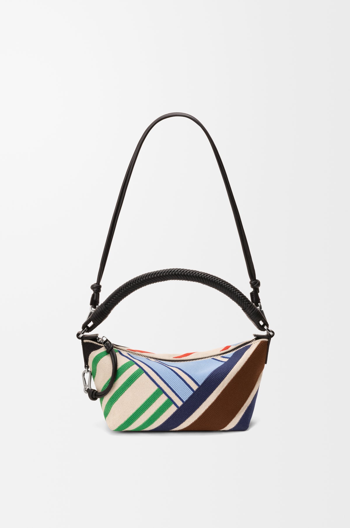 Loewe Cala mini bag in embroidered canvas and calfskin