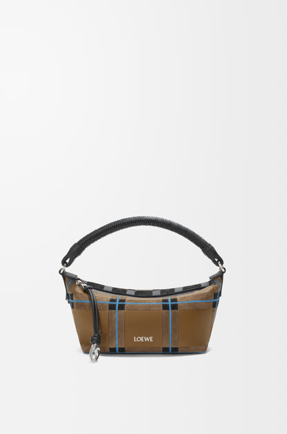 Loewe Cala Mini Bag in check intarsio