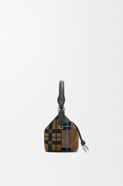 Loewe Cala Mini Bag in check intarsio