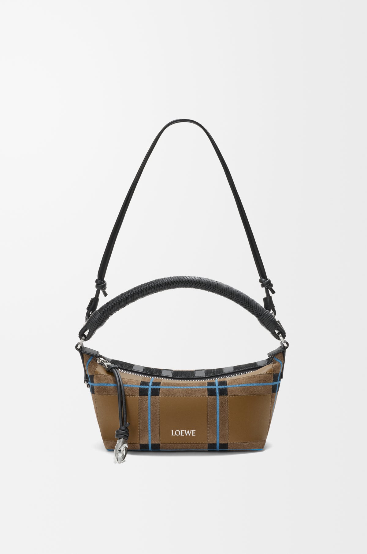 Loewe Cala Mini Bag in check intarsio