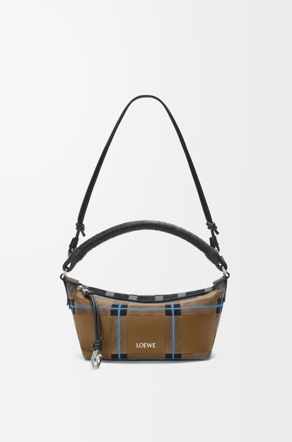 Loewe Cala Mini Bag in check intarsio