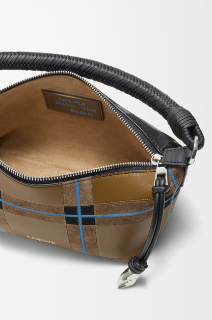 Loewe Cala Mini Bag in check intarsio
