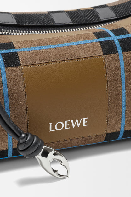 Loewe Cala Mini Bag in check intarsio