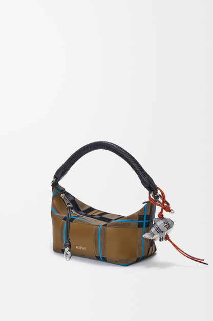 Loewe Cala Mini Bag in check intarsio