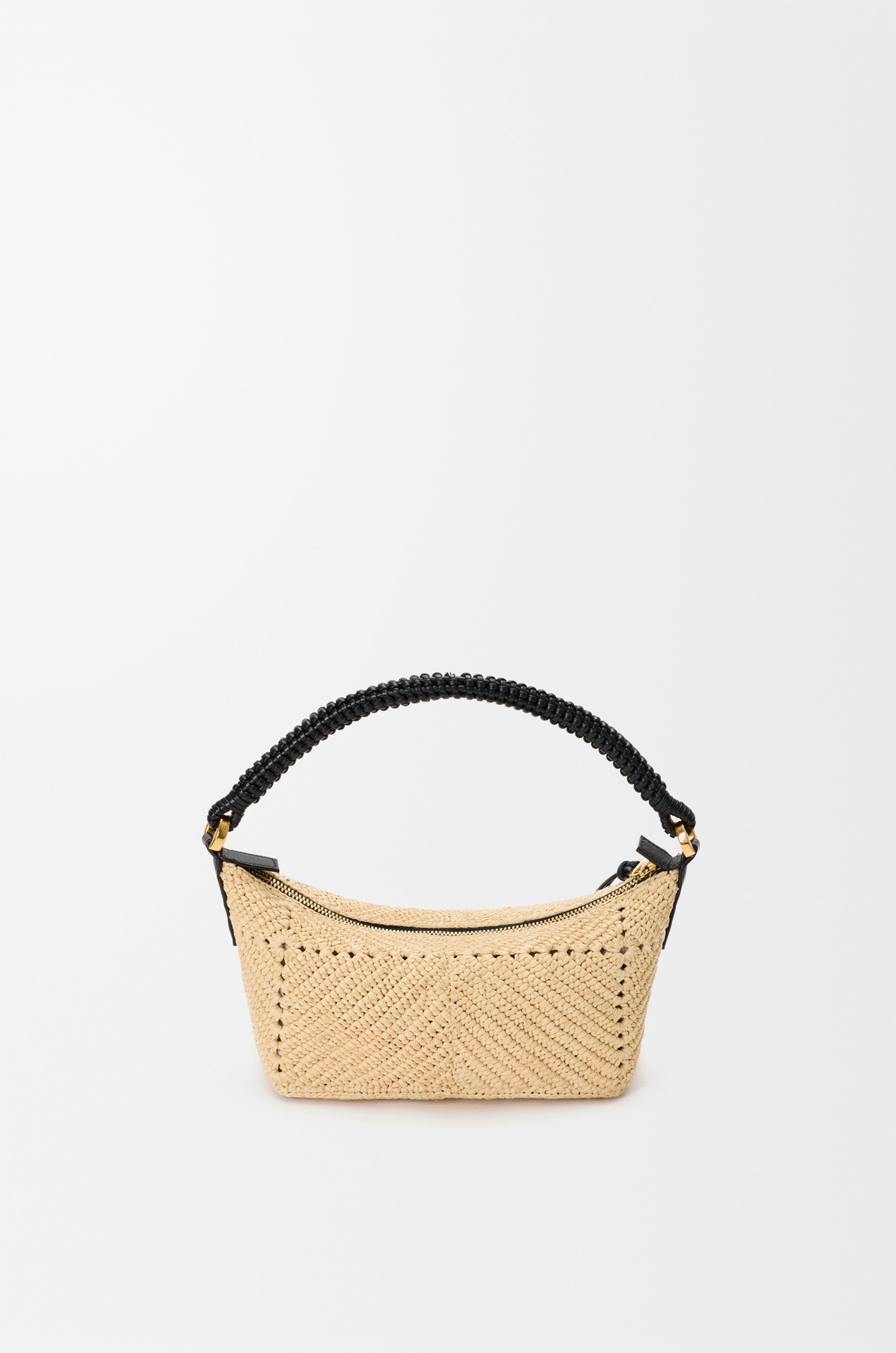 Loewe Cala mini bag in classic calfskin and raffia