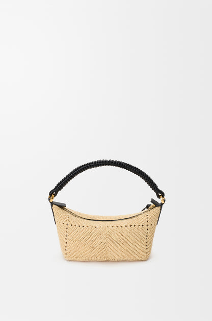 Loewe Cala mini bag in classic calfskin and raffia