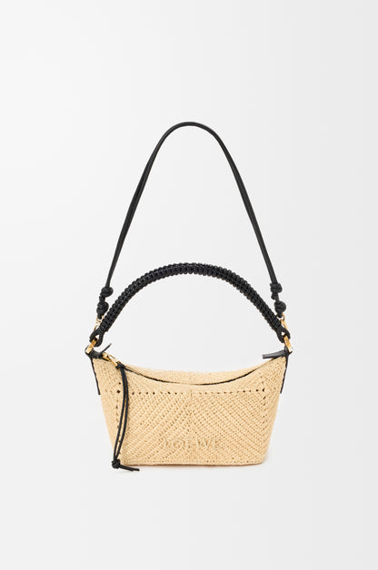 Loewe Cala mini bag in classic calfskin and raffia