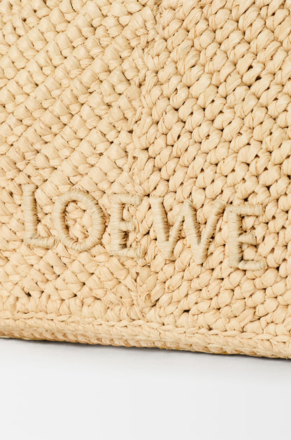 Loewe Cala mini bag in classic calfskin and raffia