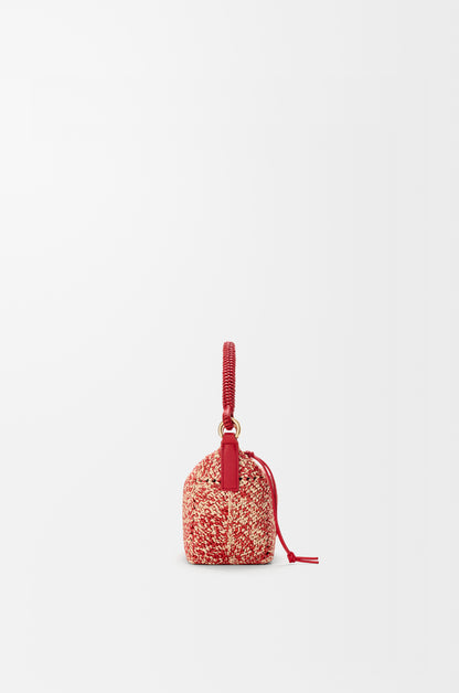 Loewe Cala mini bag in melange raffia