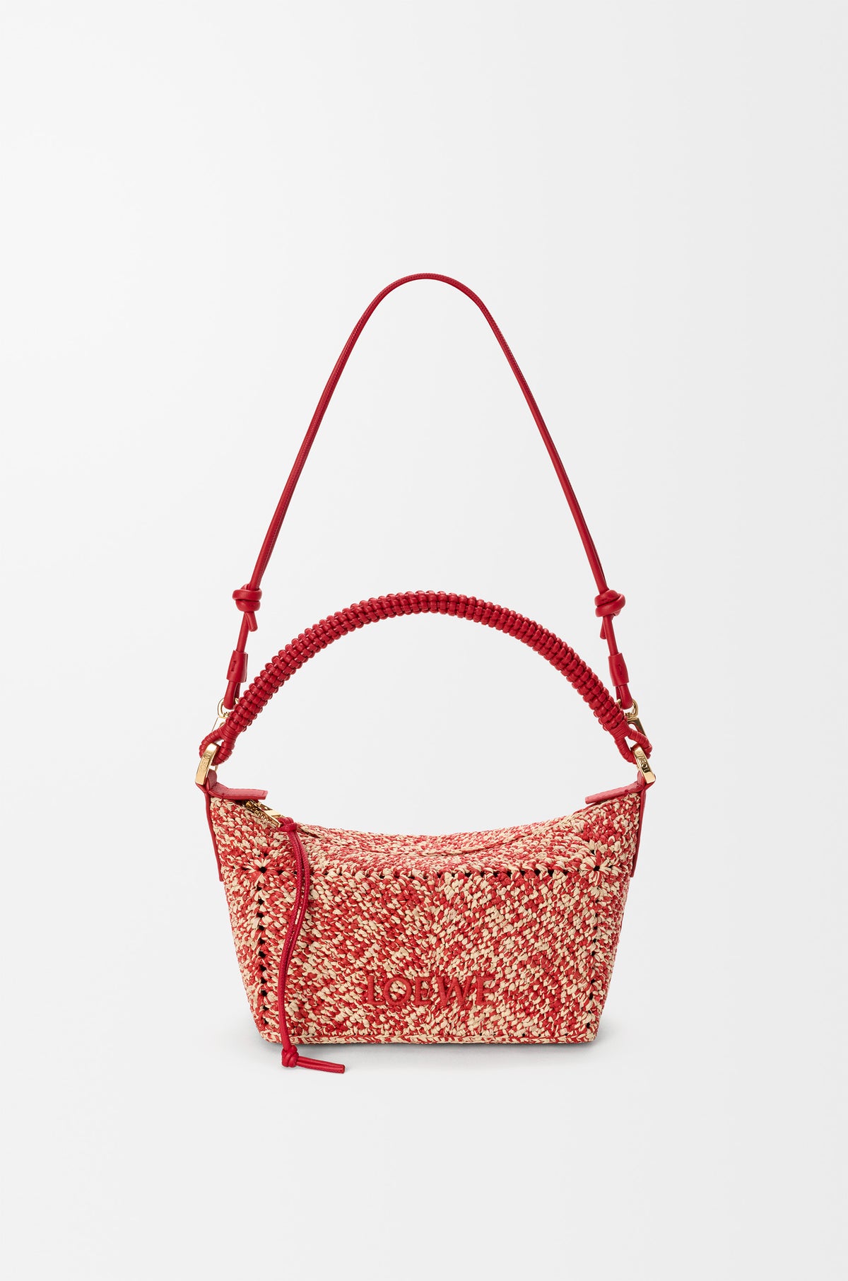 Loewe Cala mini bag in melange raffia