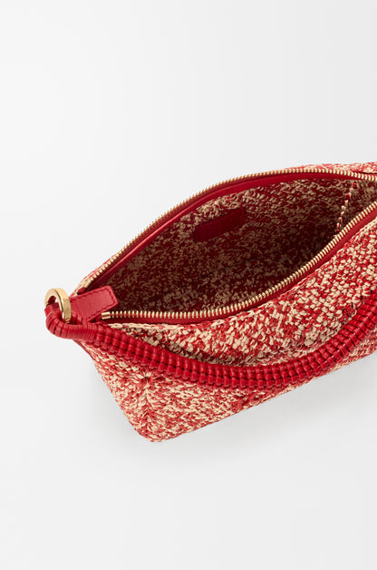 Loewe Cala mini bag in melange raffia