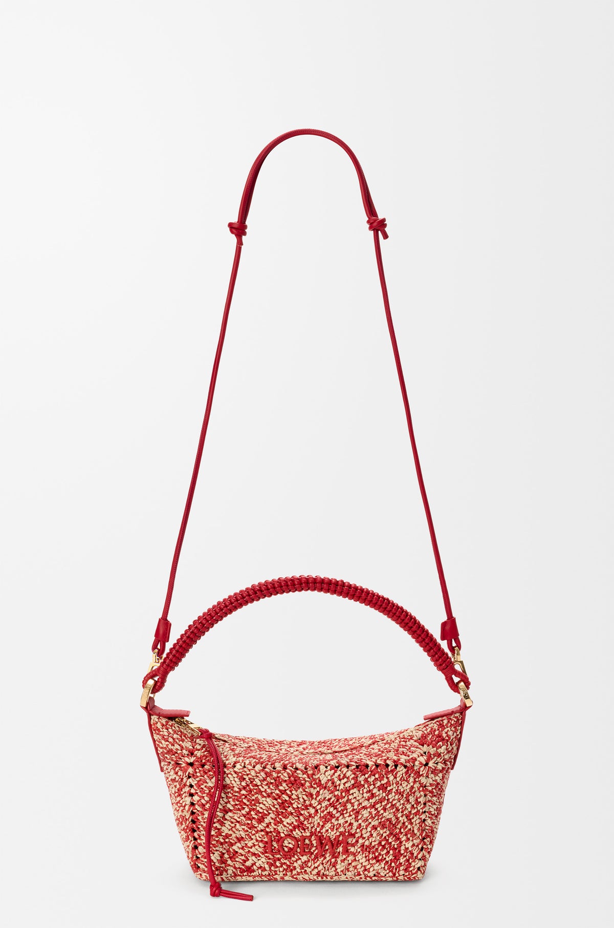 Loewe Cala mini bag in melange raffia
