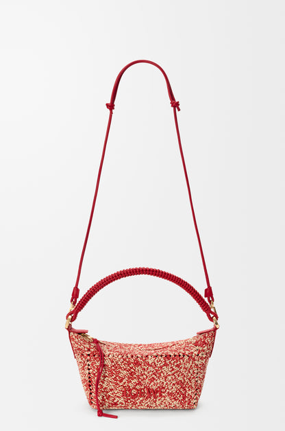 Loewe Cala mini bag in melange raffia