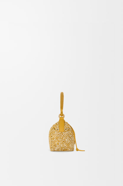 Loewe Cala mini bag in melange raffia