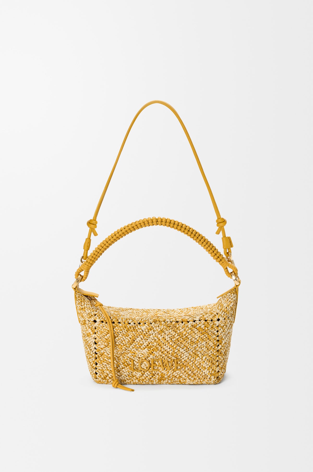 Loewe Cala mini bag in melange raffia
